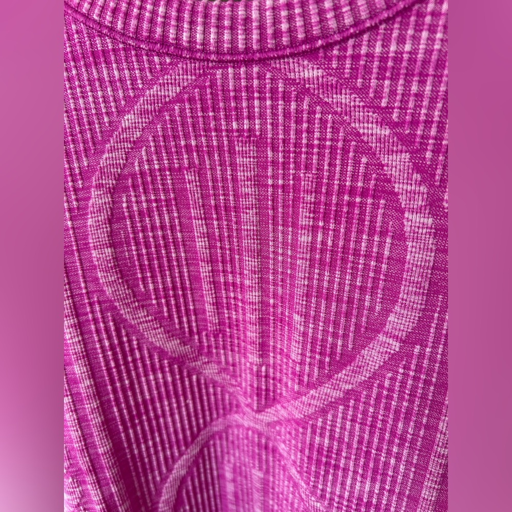 EUC Lululemon Rest Less Pullover Heathered Ultraviolet Purple Long Sleeve Sz 10 - Picture 12 of 13